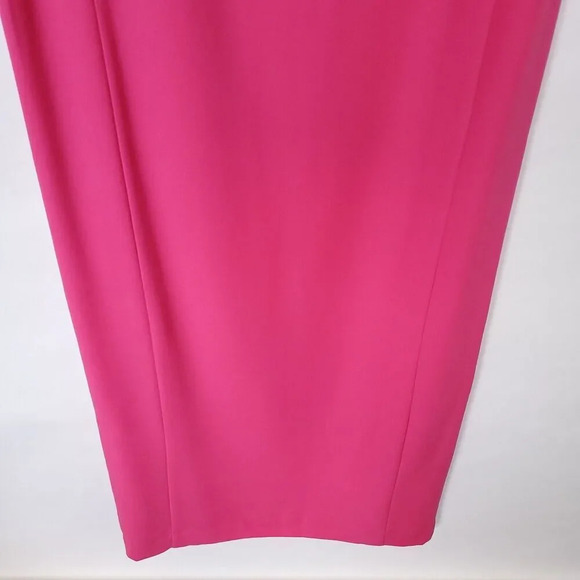 H&M Conscious Collection Women’s Maxi Skirt US 4 Hot Pink with Thigh High Slit - Picture 13 of 15